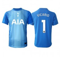 Tottenham Hotspur Guglielmo Vicario #1 Bramkarskie Koszulka Wyjazdowa 2025-26 Krótki Rękaw